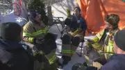 Edmonton Firefighters Brave Freezing Temperatures in Rooftop Campout for Muscular Dystrophy