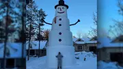 Elmvale's 33-Foot 'Frosty' Snowman Raises Charity Funds and Community Spirits