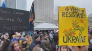 Hundreds Gather in Toronto to Mark Fourth Anniversary of Russia's Ukraine Invasion