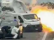 Masked Gang Blows Up Armoured Truck in Brazen Italian Highway Heist