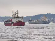 Montreal's Weather Sparks Conversations as Coast Guard Icebreaker Navigates St. Lawrence