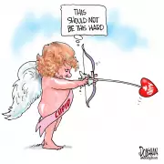 Tim Dolighan's Latest Political Cartoon Sparks Conversation on February 14, 2026