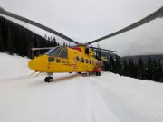 Two Rescued After Helicopter Crash in British Columbia Mountains