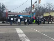 Windsor-Essex Residents Protest Ford Government Policies Outside MPP's Office