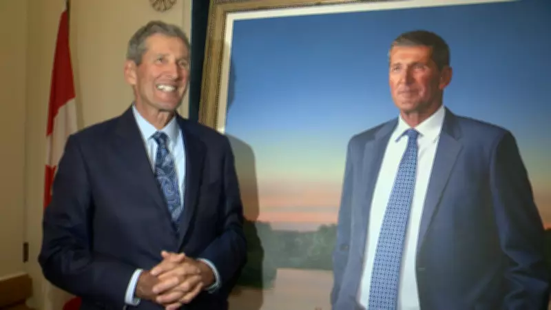Official Portrait of Former Premier Brian Pallister Unveiled in Manitoba Legislature