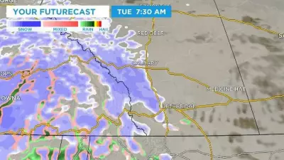 Calgary Weather Shift: Warm Monday Gives Way to Snow by Tuesday