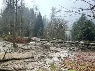 Coquitlam Mudslide Cuts Power to Thousands Amid Heavy Atmospheric River Rains