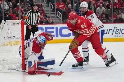 DeBrincat Leads Red Wings to 3-1 Victory Over Canadiens with Goal and Two Assists