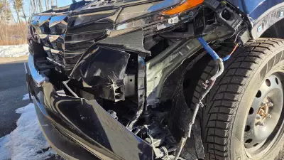 Driver Shares Cautionary Tale After Striking Two Deer Simultaneously Near Kemptville