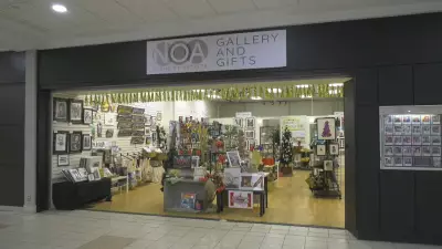 Edmonton Mall Transforms into Giant Indoor Art Festival for Families Battling Cancer