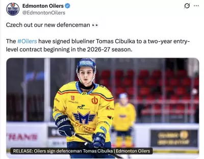 Edmonton Oilers Sign Czech Defenceman Tom Cibulka as New Prospect