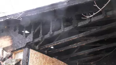 Firefighters Battle Byron House Blaze, Navigate Hazardous Floor Holes