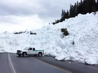 Highway 93N Closed for Avalanche Control After Multiple Large Slides Hit Icefields Parkway