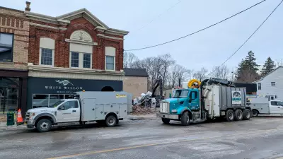 Historic Ayr, Ontario Building Demolished Following Devastating Fire
