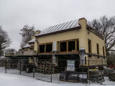 Historic Champlain Oil Gas Station Returns to Original Richmond Road Location