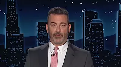 Kimmel Mocks Melania Trump's Robot Escort at AI Education Summit