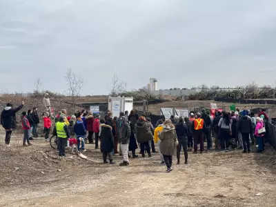 Kitchener Protesters Rally Against Tree Clearing Near Huron Natural Area