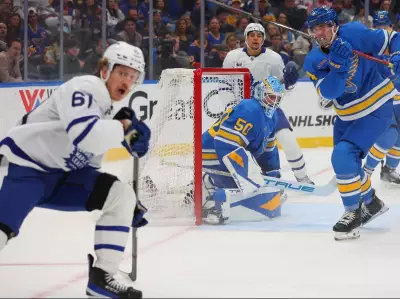 Maple Leafs' Playoff Hopes Dented by Blues in 5-1 Defeat