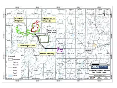 Mink Ventures Completes Drilling at Montcalm Ni Cu Co Project in Timmins