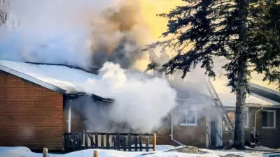 North Bay Kitchen Fire Destroys Home, Three Fire Stations Respond