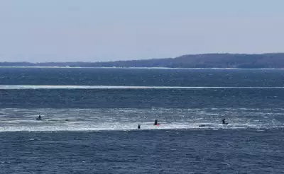 OPP Conducts Large-Scale Ice Rescue in Georgian Bay, Stranded for Hours