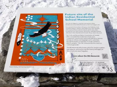 Residential School Memorial Moves to Permanent Home in Calgary Ceremony