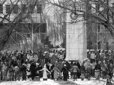 Saskatoon Peace Activists Brave Frigid 1984 Cold to Protest Cruise Missile Tests