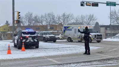 Serious Collision Forces Closure of Wayne Gretzky Drive in Edmonton