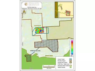 Stallion Uranium Completes VTEM Survey, Advances Coyote Drilling in Athabasca Basin