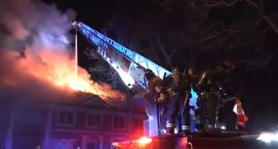 Toronto Firefighters Battle Major Blaze at Etobicoke Residence