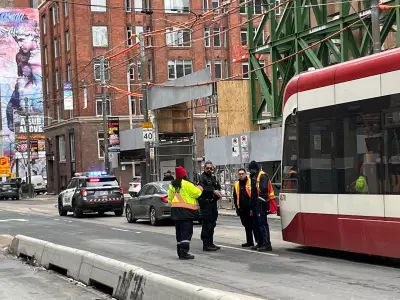 Toronto Streetcar Driver Hospitalized After Being Struck by Vehicle Downtown