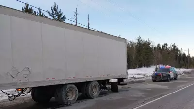 Truck Found Missing Wheels on Highway 11 Shoulder Near Temagami, OPP Reports