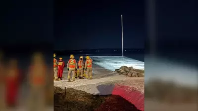 Two Snowmobilers Rescued After Breaking Through Thin Ice on Georgian Bay