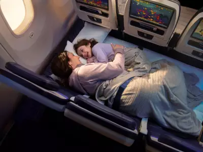 United Airlines Unveils 'Relax Row' Economy Seats That Convert into Beds