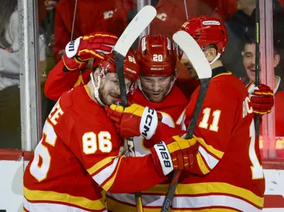 Victor Olofsson Nets First Goal as Calgary Flames Defeat Florida Panthers 4-1