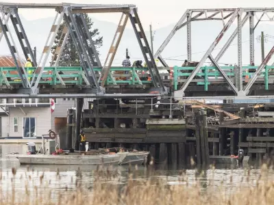 Westham Island Bridge in Delta to Reopen Saturday Night After Barge Collision