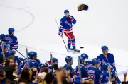 Alexis Lafreniere's Hat Trick Powers Rangers to 4-0 Victory Over Flames