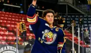 Barrie Colts Defenseman Kashawn Aitcheson Named OHL Defenceman of the Month