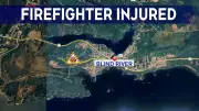 Blind River Firefighter Treated for Minor Injuries After House Fire