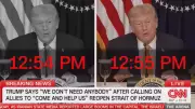 CNN Montage Reveals Trump's Contradictory Statements on Iran Strait Crisis