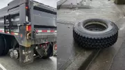 Dump Truck Tire Incident Disrupts Metro Vancouver Traffic, Police Report
