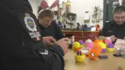 Edmonton Police Craft Beeping Eggs for Inclusive Easter Egg Hunt