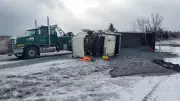 Icy Conditions Trigger Two Truck Rollovers on Eastern Ontario Highways
