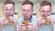McDonald's CEO's Dainty Bite of New Big Arch Sandwich Sparks Viral Confusion