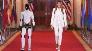 Melania Trump Hosts AI Summit, Envisions Robot Teachers Named Plato