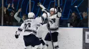 MRU Cougars Triumph 2-1 Over Dinos, Advance to Canada West Hockey Final