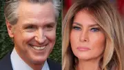 Newsom's Team Trolls Trump with Robot Meme After Melania's Summit Appearance