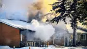 North Bay Kitchen Fire Destroys Home, Three Fire Stations Respond