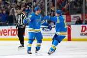 Robert Thomas Scores Overtime Winner as St. Louis Blues Edge Edmonton Oilers 3-2