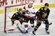 Senators Triumph Over Flames 4-1 with Cozens' Late Goal in Calgary